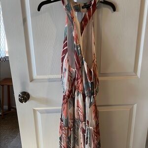 Elegant Multicolor Maxi Dress